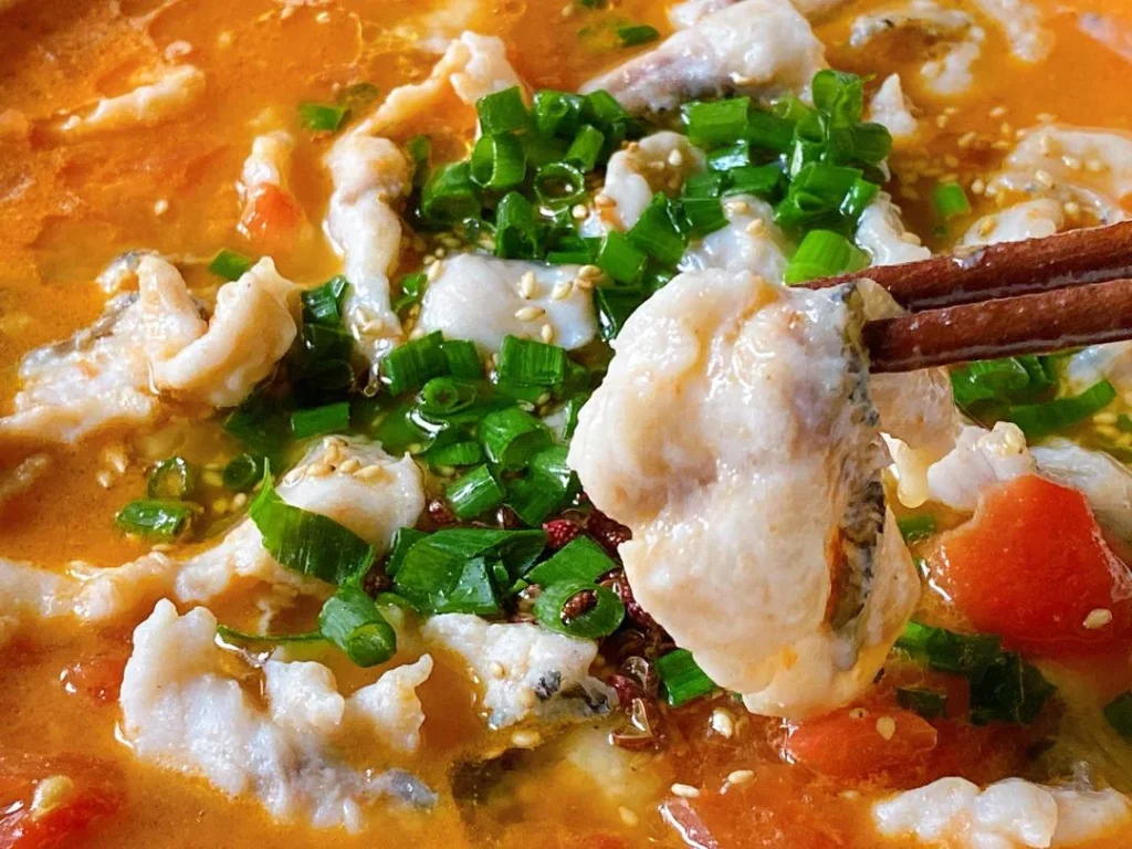 Tomato Fish Soup with Snakehead