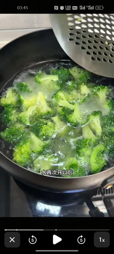 Broccoli and Tofu Skin Salad