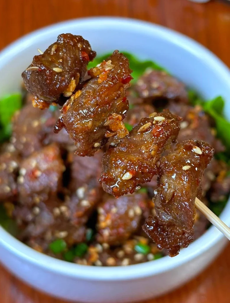 Garlic Cumin Beef Bites