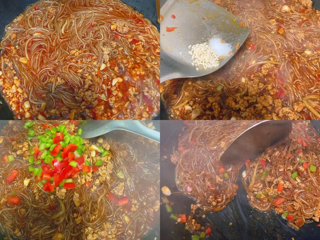 Ants Climbing a Tree (Spicy Minced Pork with Glass Noodles)