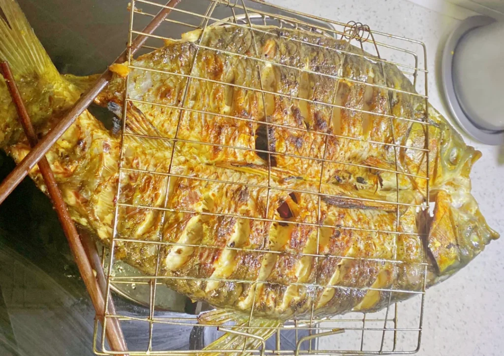 Homemade Grilled Fish with Hot Pot Seasoning