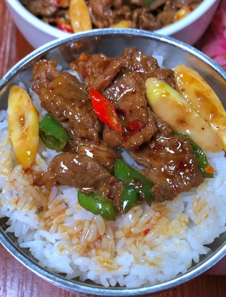 Spring Bamboo Shoots and Beef Stir-Fry with Chili