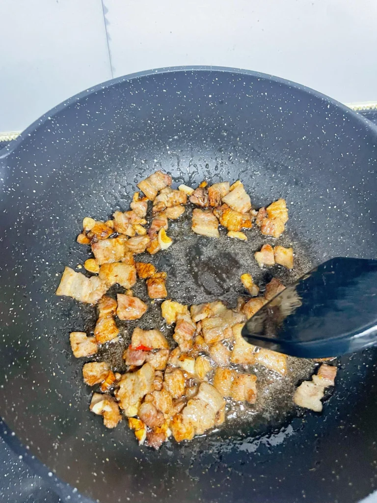 Stir-Fried Pork Belly with Spring Bamboo Shoots