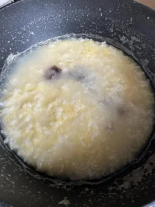 Chicken and Greens Congee