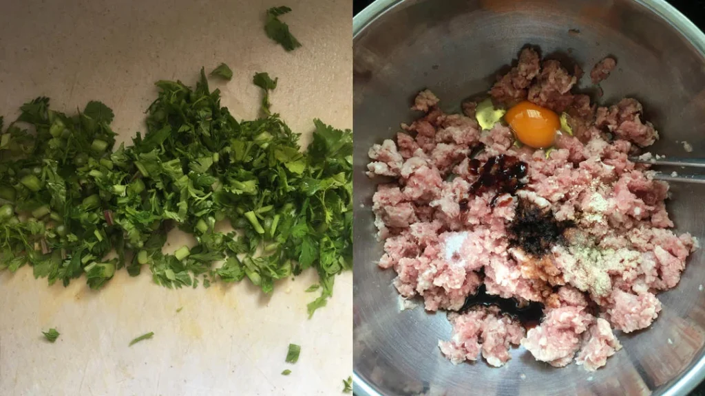 Pork and Napa Cabbage Wontons