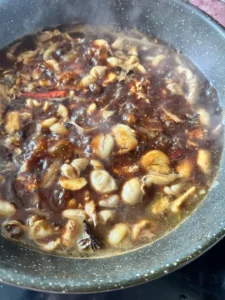 Home-Style Braised Fish Roe and Swim Bladder