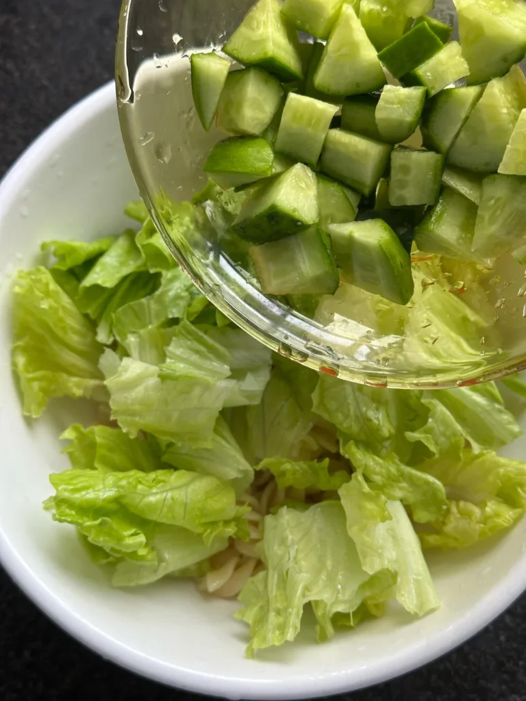 Super Delicious Low-Calorie Tuna, Egg & Cucumber Pasta Salad