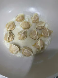 10-Minute Pan-Fried Dumplings for Breakfast