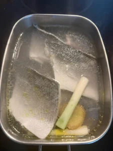 Poached Sea Bass