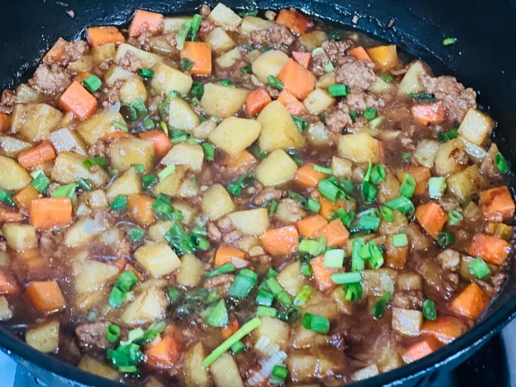 Minced Pork with Potatoes