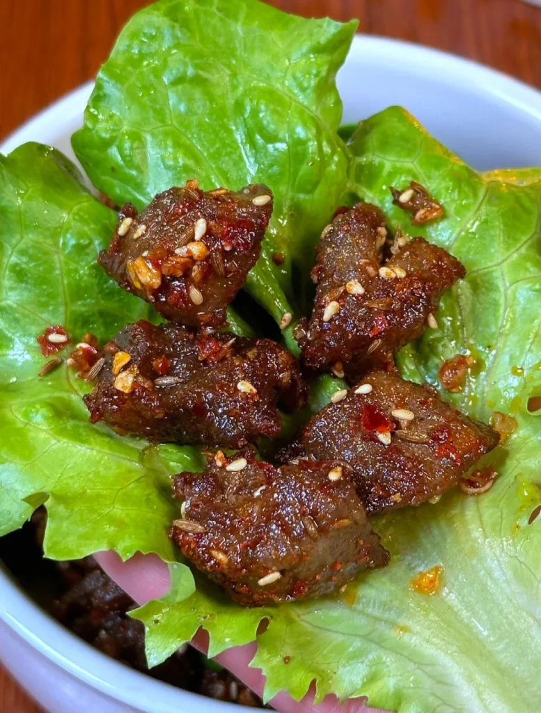 Garlic Cumin Beef Bites