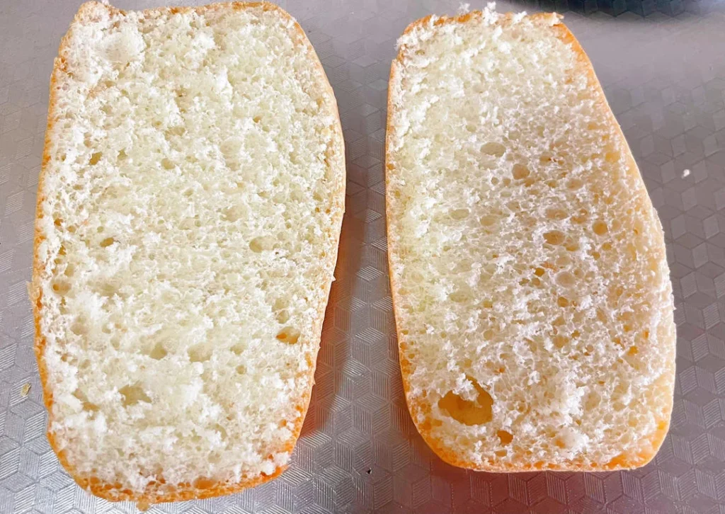 Vegetable Beef Scrambled Egg Cheese Ciabatta