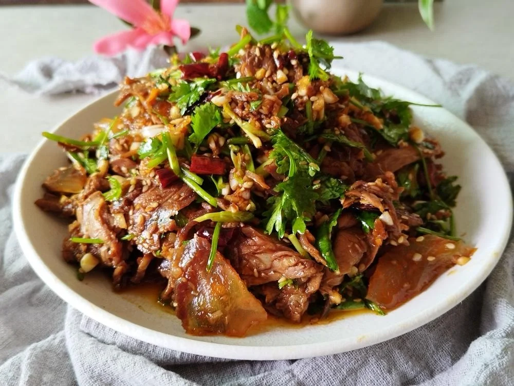 Beef with Cilantro Salad