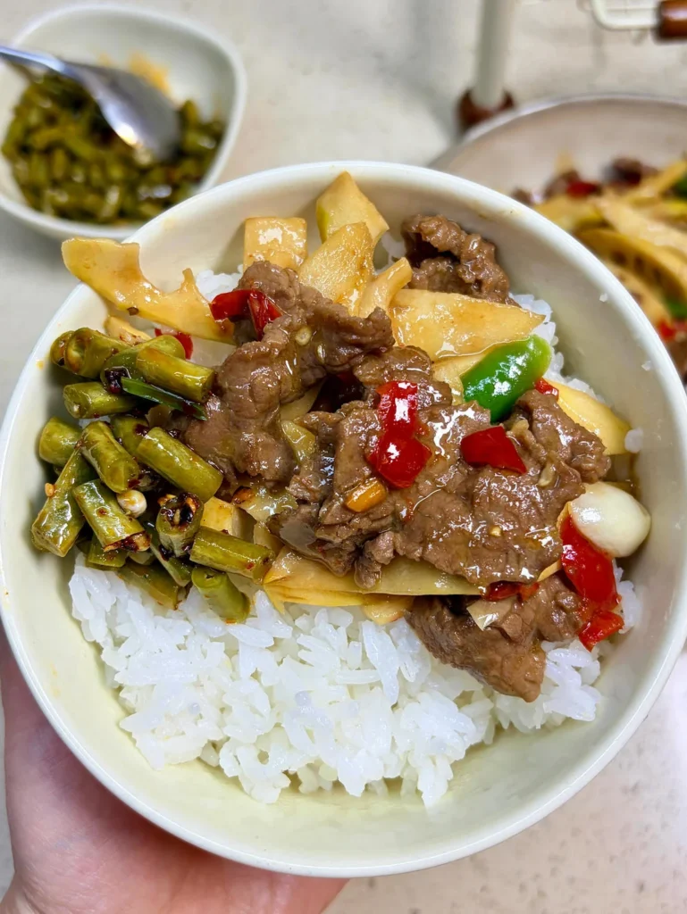 Spring Bamboo Shoots and Beef Stir-Fry