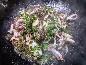 Mint and Herb Squid