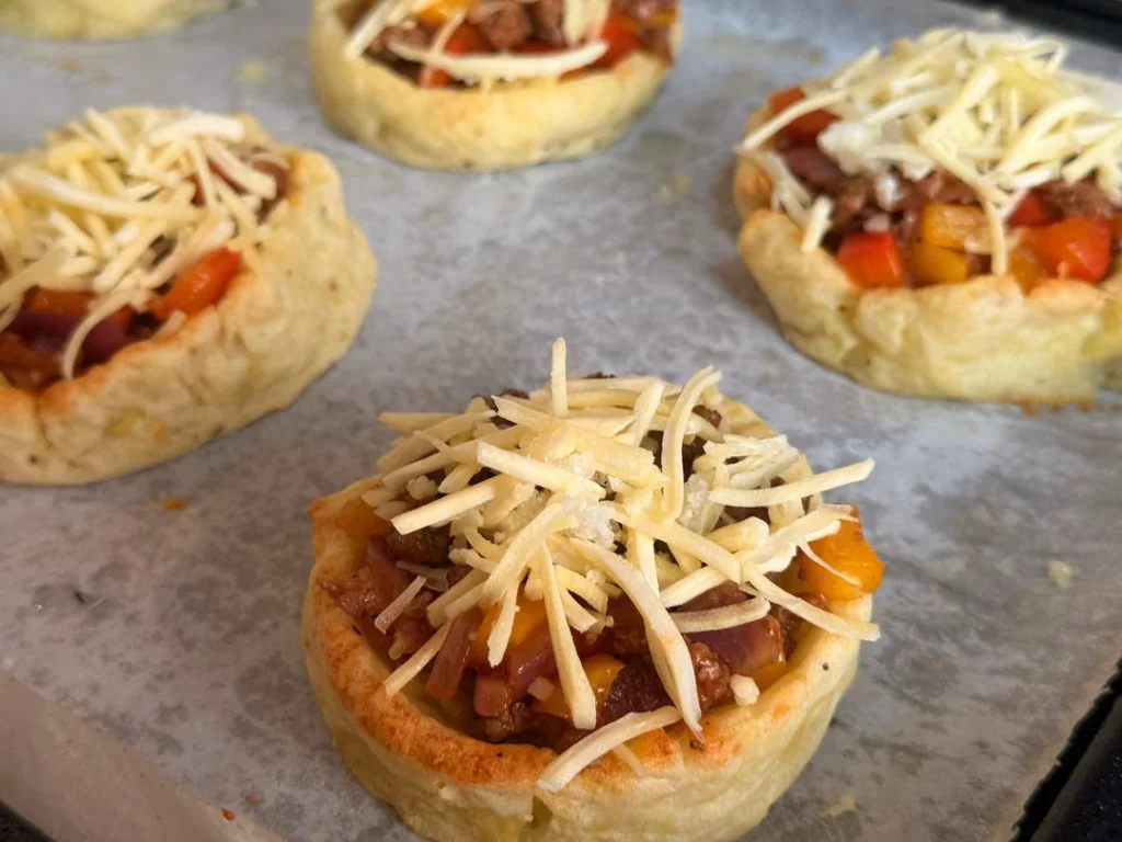 Beef and Cheese Potato Tart