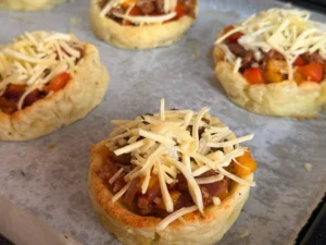 Beef and Cheese Potato Tart