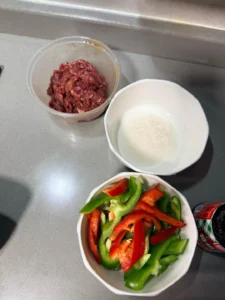 Stir-fried Beef with Bell Peppers