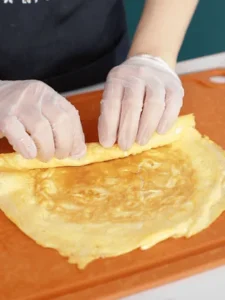 Make-Ahead Breakfast Rice Rolls with Chicken and Egg