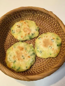 Veggie & Shrimp Mini Pancakes (15-Month Toddler Breakfast)