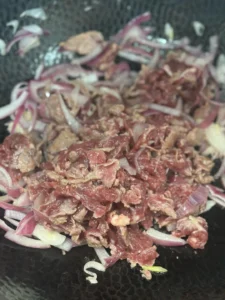 Curry Cheese Beef Wraps