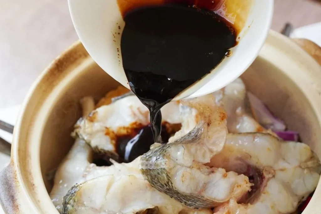 Sea Bass and Tofu Clay Pot