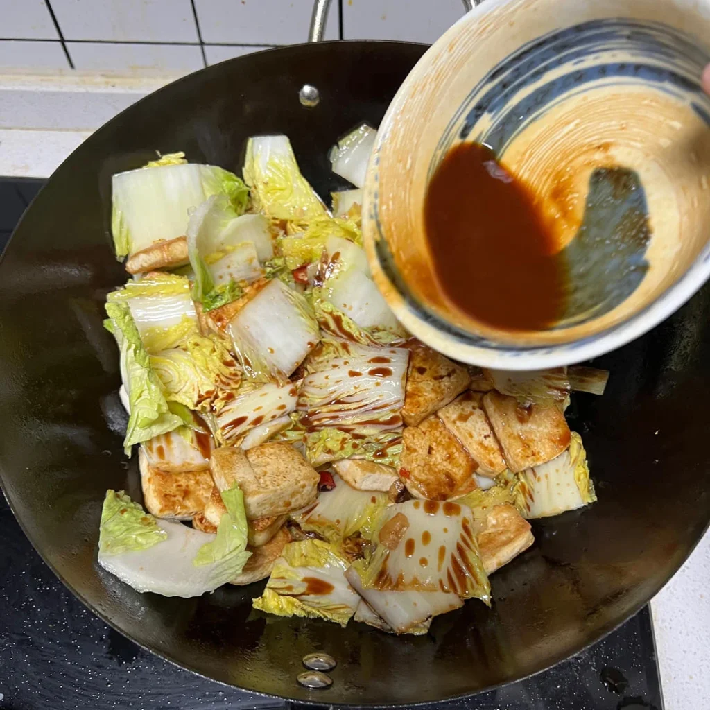 Baby Bok Choy and Tofu Stew