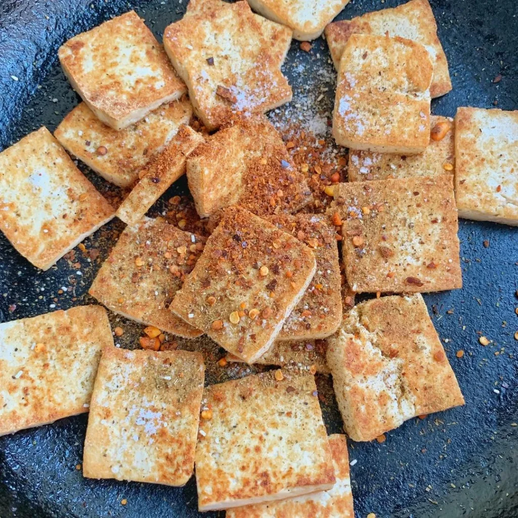 Pan-Fried Cumin Tofu