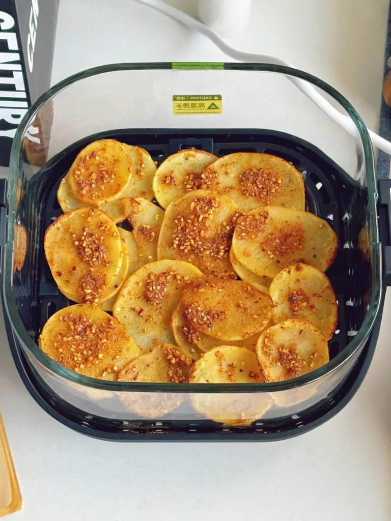 Air Fryer Spicy Potato Slices