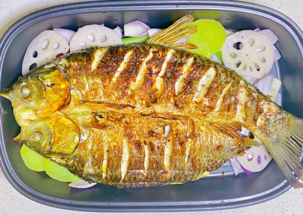 Homemade Grilled Fish with Hot Pot Seasoning