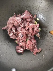 Braised Beef with Green Beans