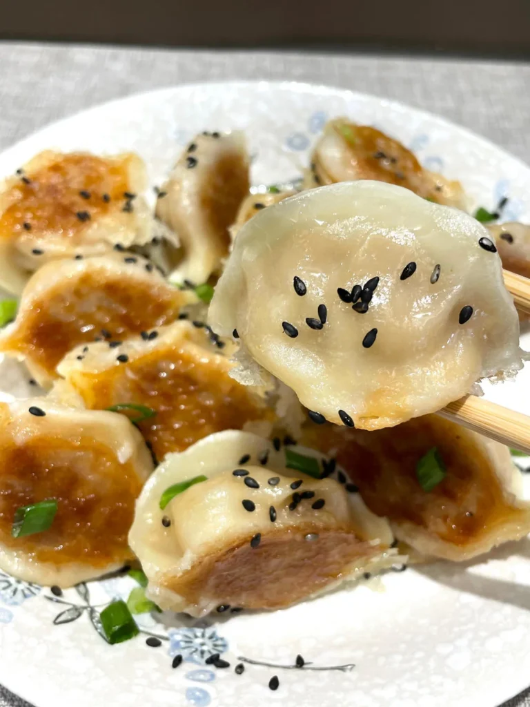 10-Minute Pan-Fried Dumplings for Breakfast