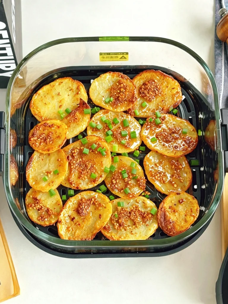 Air Fryer Spicy Potato Slices