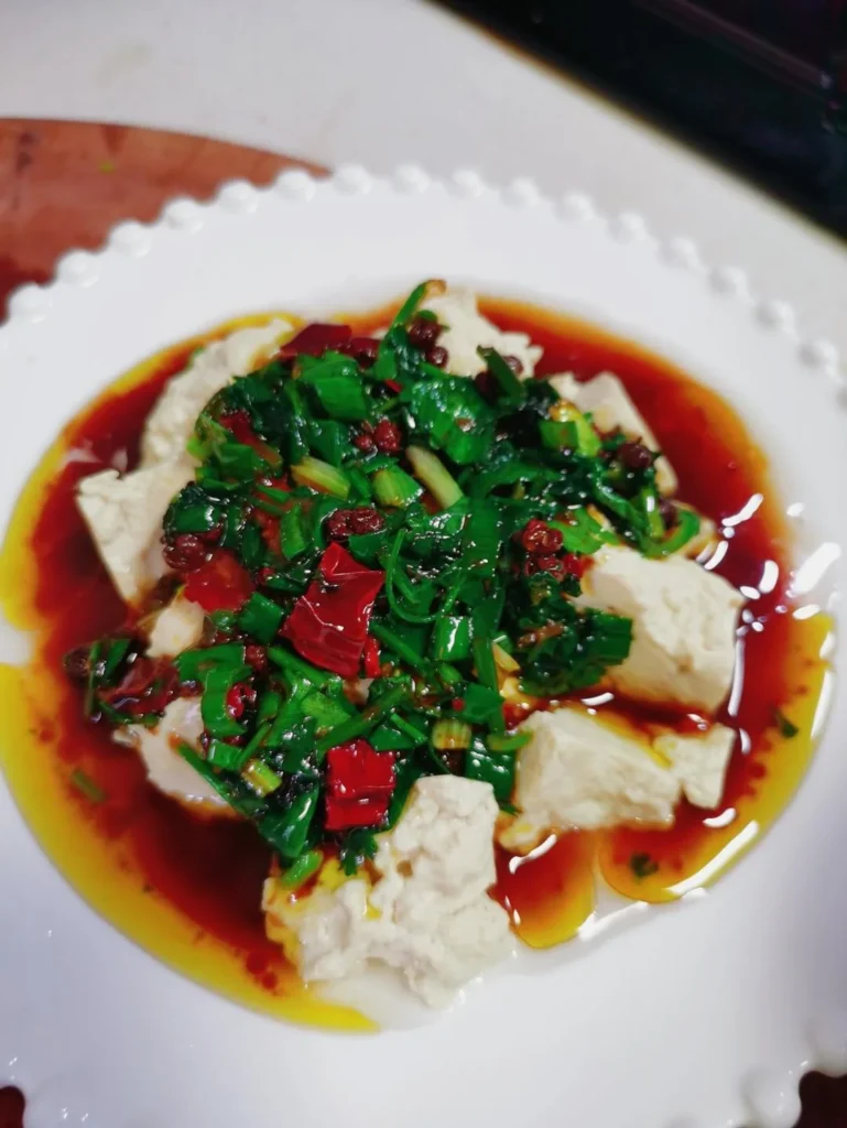Quick Sichuan Peppercorn Tofu Salad