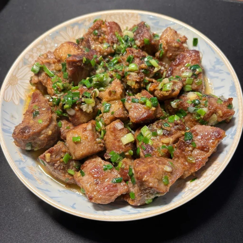 Salted Scallion Pork Shoulder
