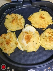 Quick Breakfast Potato and Egg Pancake
