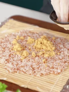 Make-Ahead Breakfast Rice Rolls with Chicken and Egg