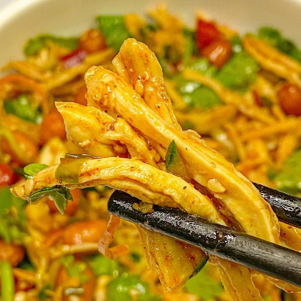 Cold Shredded Chicken Salad