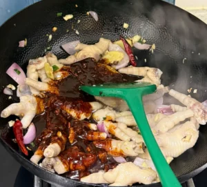 Chicken Feet and Crab Clay Pot Stew