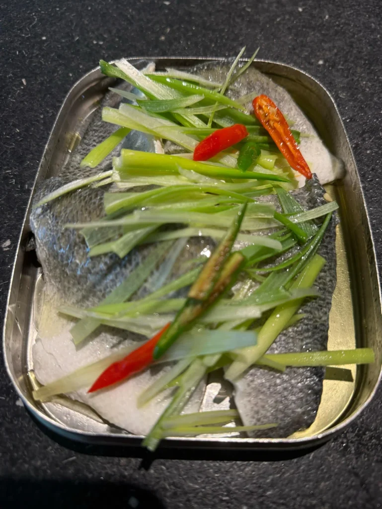 Poached Sea Bass