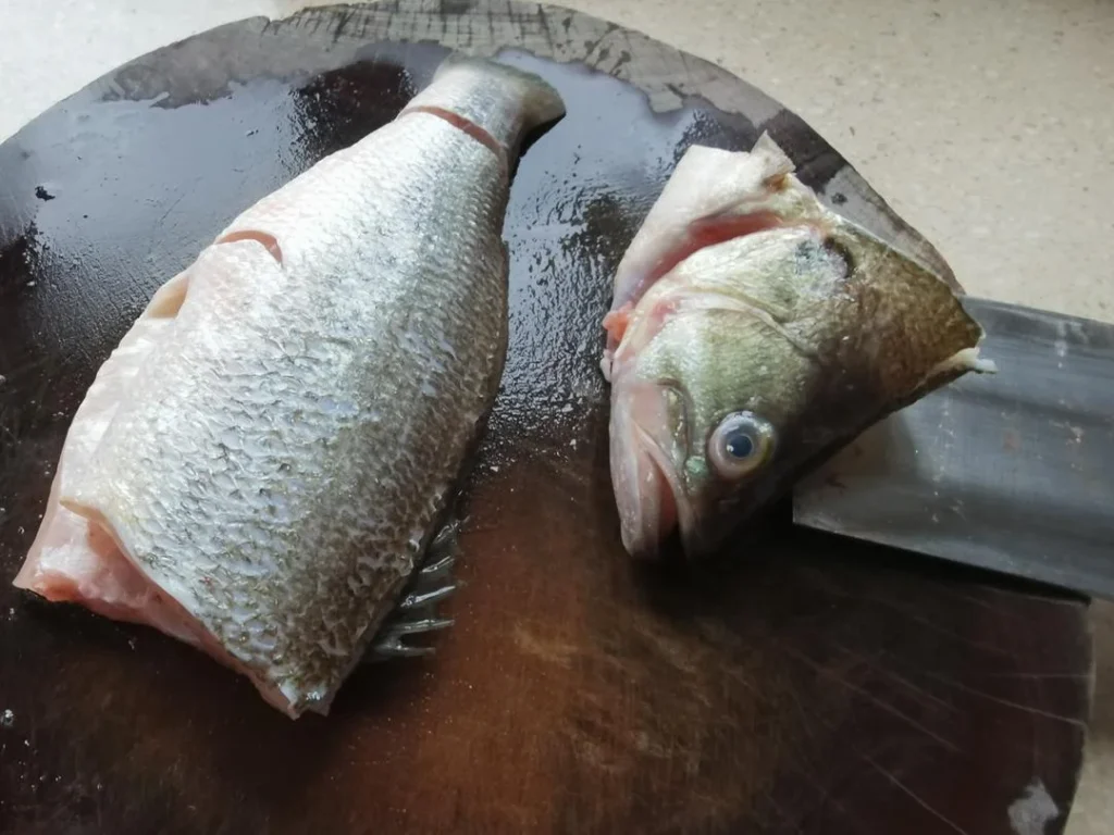 Pan-Fried Sea Bass Chunks