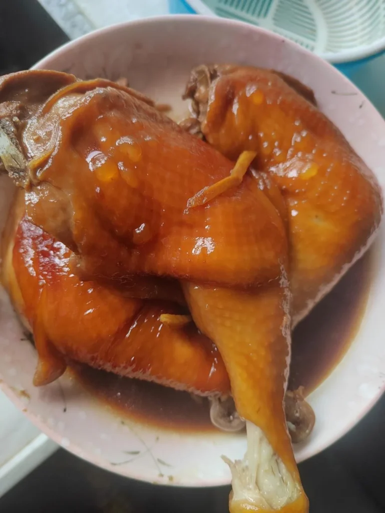 Soy Sauce Hand-Shredded Chicken