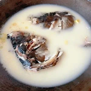 Black Tofu Pudding & Fish Head Casserole (River Fresh Soup)