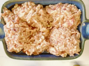 Steamed Yam and Pork Meatballs