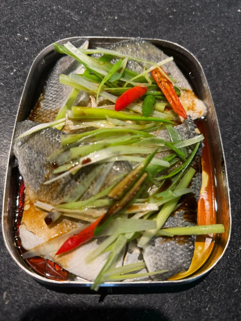 Poached Sea Bass