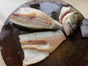 Pan-Fried Sea Bass Chunks
