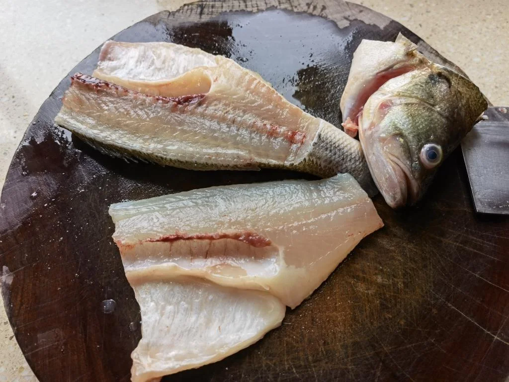 Pan-Fried Sea Bass Chunks