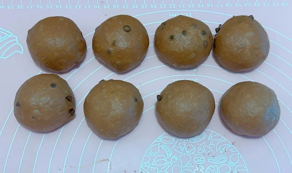 Double Chocolate Lava Cocoa Buns (Black-Eyed Pea Buns)