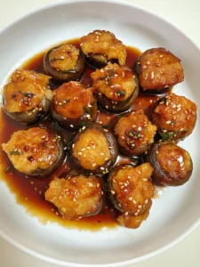 Button Mushrooms Stuffed with Shrimp Paste