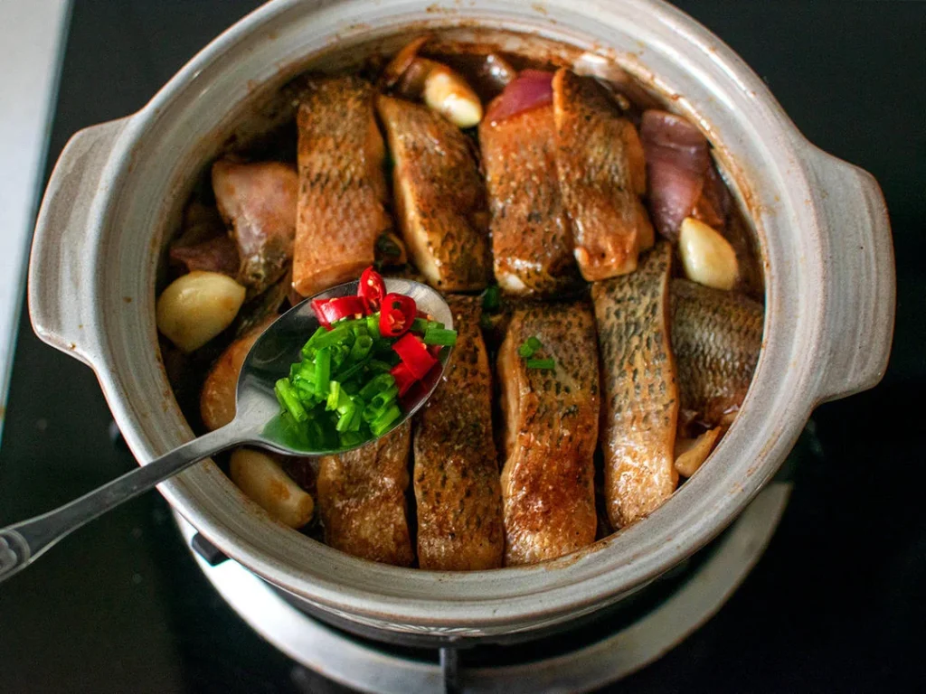 Clay Pot Baked Sea Bass